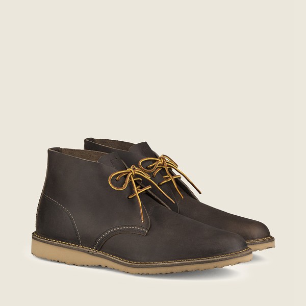 Red Wing Heritage Sko Weekender – Chukka Rough & Tough Læder - Mørke Grå - Herre 5208-FYGAN